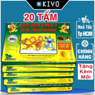 Keo Dính Chuột Siêu Dính ĐẠI LỘC LỚN - Combo Miếng Keo Bẫy Chuột Diệt Chuột, Ruồi Và Côn Trùng-Kivo