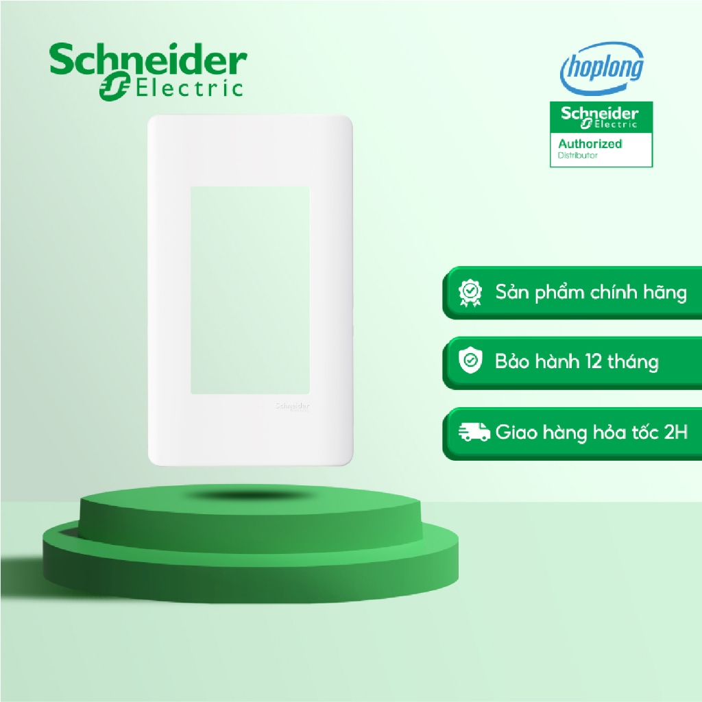 Mặt cho 1 thiết bị size M màu trắng dòng ZenceloA SCHNEIDER A8401M_WE_G19