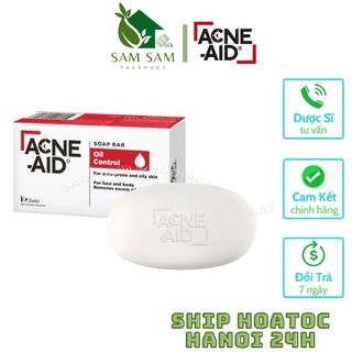 Xà phòng Acne - Aid Giảm mụn ngừa thâm - giảm mụn lưng lấy lại làn da khỏe đẹp - bánh xà phòng 100gr