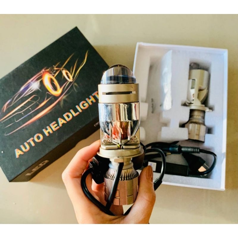 Bi cầu Mini mắt ếch A82 Pro 55w cho Ô tô, Xe máy