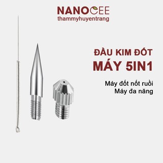 Đầu Kim Đốt Nốt Ruồi, Đầu Kim To, Đầu Lắp Kim Máy 5in1, Máy Đốt Mini, Vỉ Kim Đốt