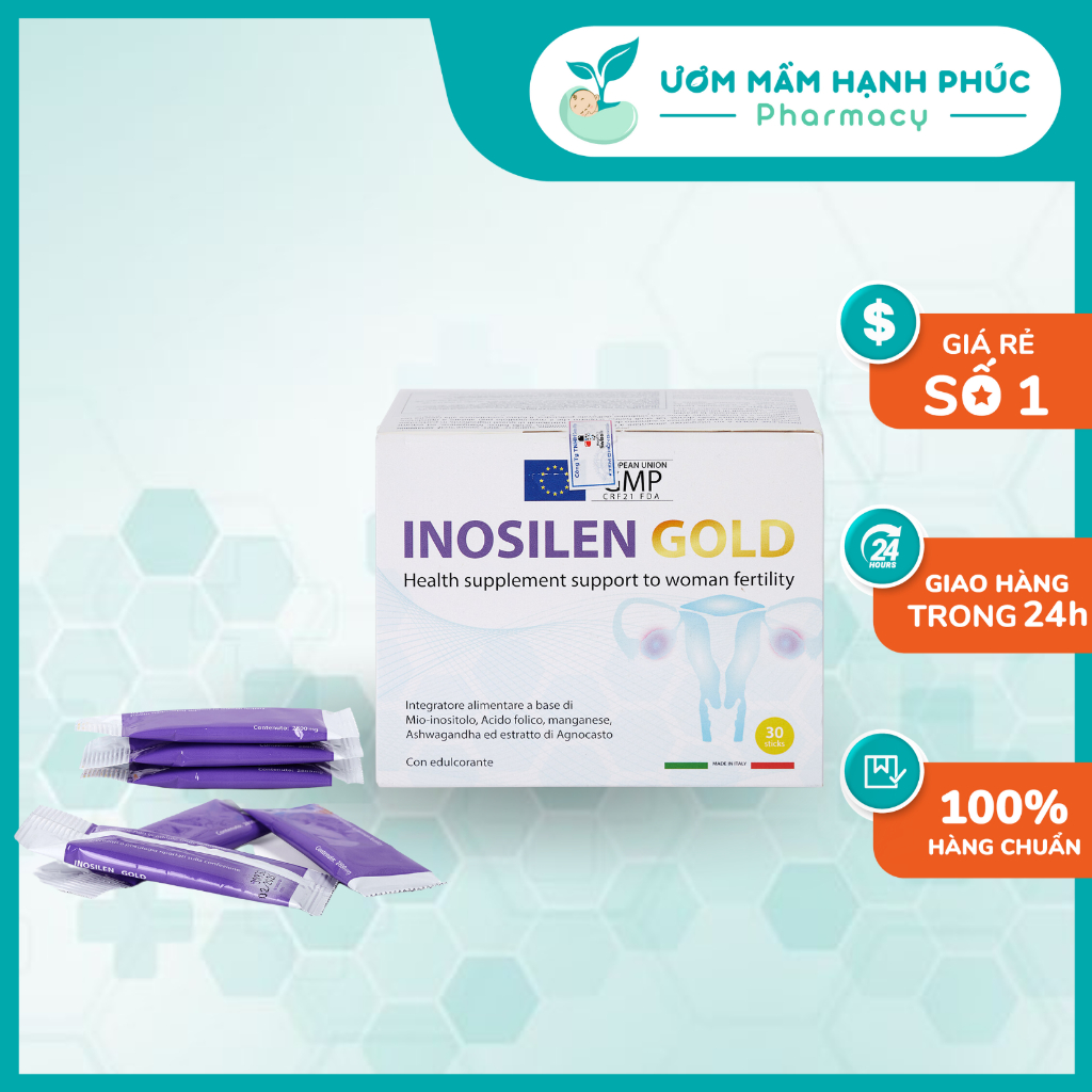 Inosilen gold - Hỗ trợ cải thiện đa nang, tăng khả năng mang thai tự nhiên