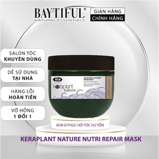Kem ủ tóc phục hồi, hấp tóc khô xơ rối, uốn nhuộm duỗi, thành phần tự nhiên Keraplant Nature Nutri Repair Mask