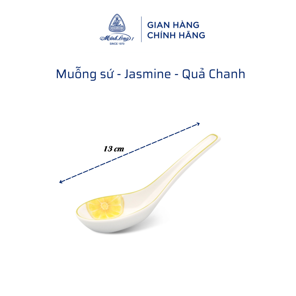 Muỗng Sứ Cao Cấp Minh Long - Jasmine - Quả Chanh