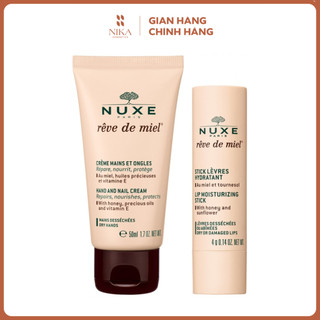 Set kem tay và son dưỡng thỏi nuxe