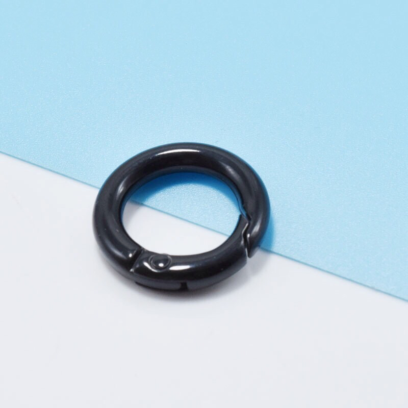 Móc khoá vòng tròn đường kính 27mm nhiều màu sắc, nguyên liệu làm handmade