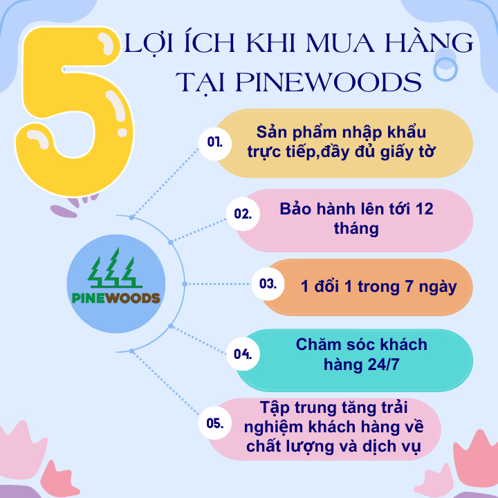 Tủ Đựng Mỹ Phẩm,Kệ Đựng Mỹ Phẩm Kèm Đèn LED Để Bàn Pinewoods Nhiều Ngăn Ba Màu Trắng,Hồng ,Xanh