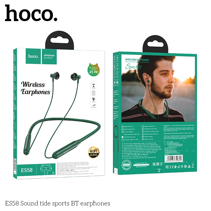 Tai Nghe Bluetooth Thể Thao Hoco ES58 Pin 15H