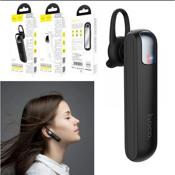 Tai Nghe Bluetooth 1 Tai Hoco E37 Pin 10H