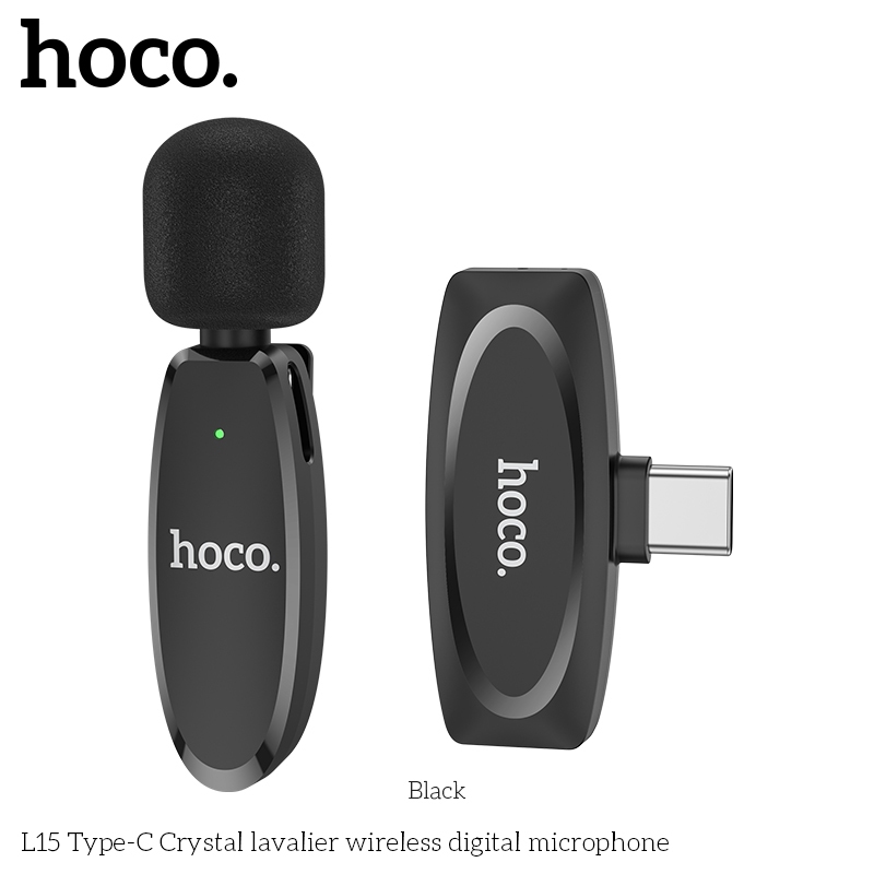 Mic Không Dây Bluetooth Hoco L15 Type-C Pin 6H