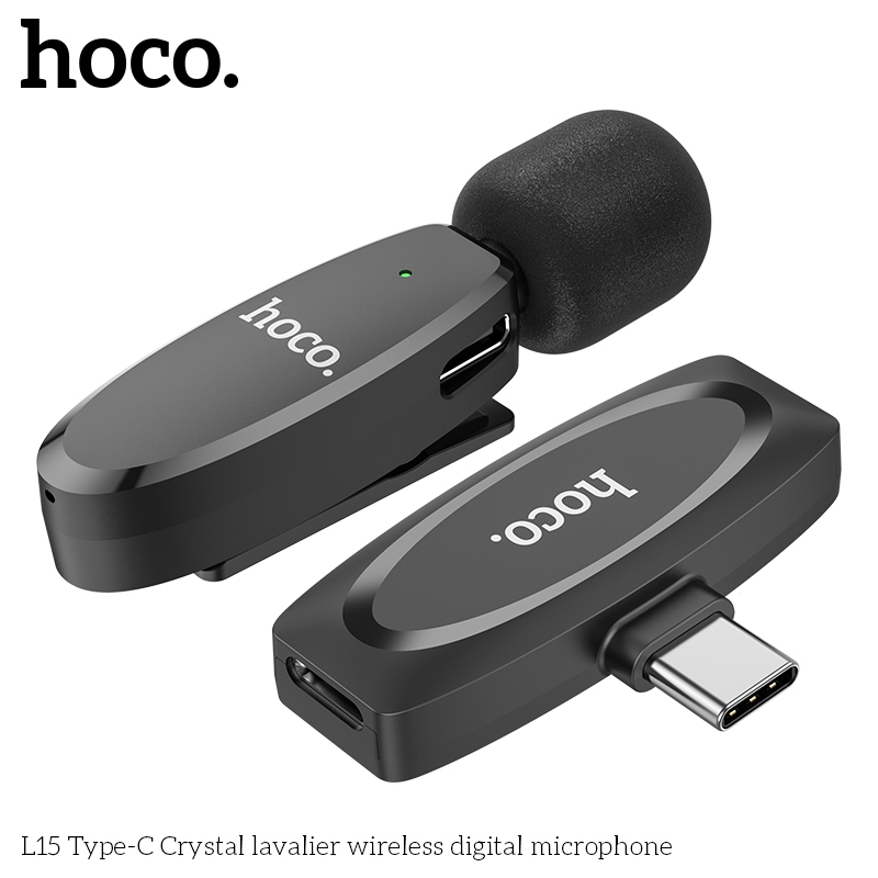 Mic Không Dây Bluetooth Hoco L15 Type-C Pin 6H