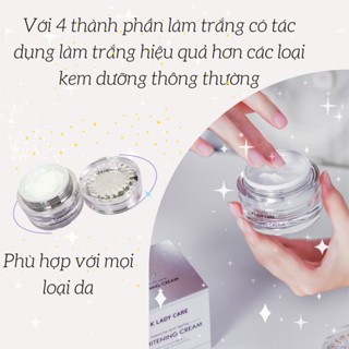 Kem dưỡng trắng Whitening Cream K Lady Care, làm trắng da, mờ thâm nám, cung cấp độ ẩm, phục hồi cho da - Hankorea