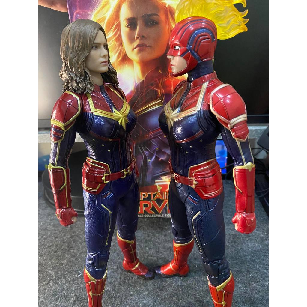 Mô hình Captain Marvel Captain Nữ Crazy toys , Empire toys cao 30cm - Avengers