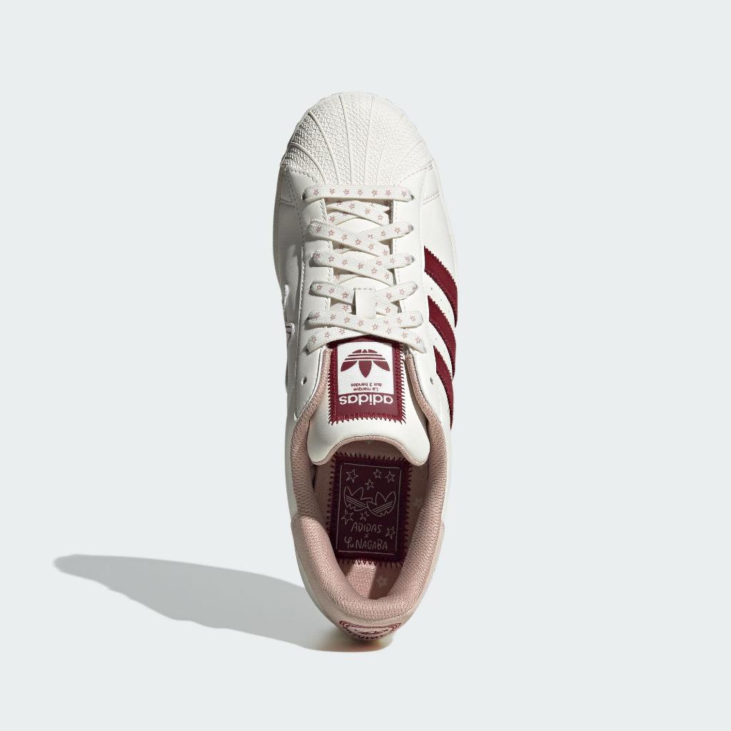 Giày Adidas Originals x YU NAGABA Superstar Off White Burgundy 'IG3853'