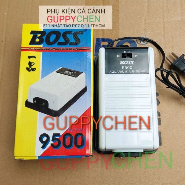Máy Thổi oxi BOSS 9500 Dùng Cho Hồ Cá