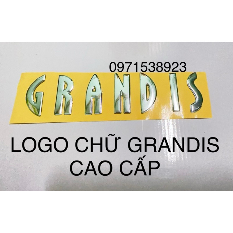 LOGO CHỮ GRANDIS 2.4 MIVEC CAO CẤP