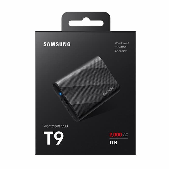 Ổ Cứng Di Động SSD Samsung T9 1TB / 2TB / 4TB USB 3.2 Gen 2 - Hàng Chính Hãng