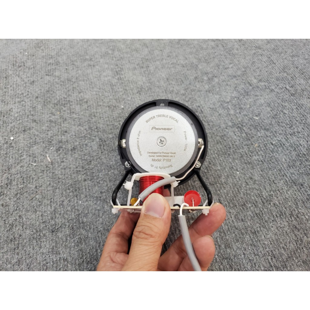 Loa Siêu Treble Ghép Ngoài Pioneer P103 - Lắp Chân  Phân Tần Chống Cháy