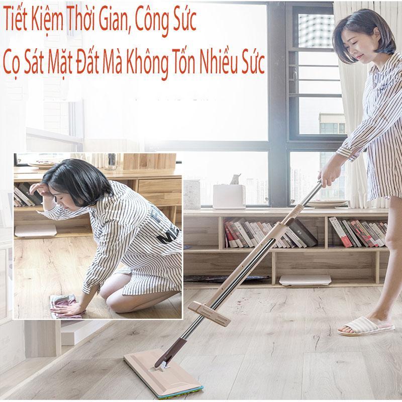 Cây chổi lau nhà tự vắt xoay 360 độ Spin mop