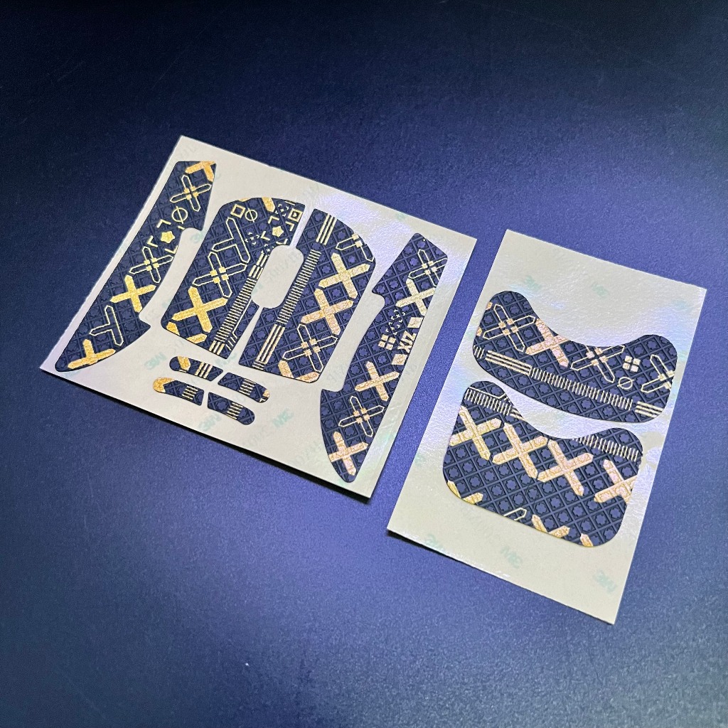 Tấm Dán Grip Tape Yellow X Chống Trượt Cho Chuột Logitech GPW Sẵn Keo 3M - Hàng New