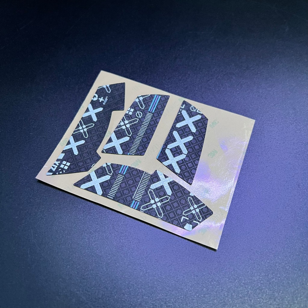 Tấm Dán Grip Tape Black X Chống Trượt Cho Chuột Logitech G102 G304 Sẵn Keo 3M - Hàng New