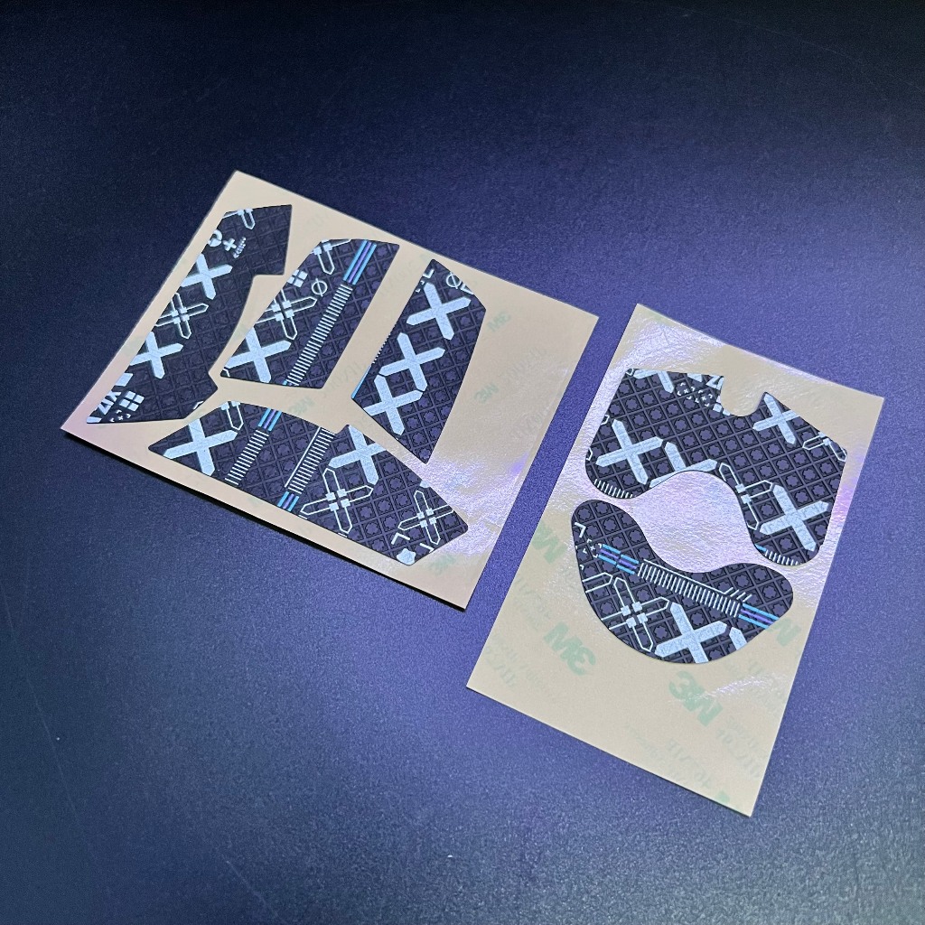 Tấm Dán Grip Tape Black X Chống Trượt Cho Chuột Logitech G102 G304 Sẵn Keo 3M - Hàng New