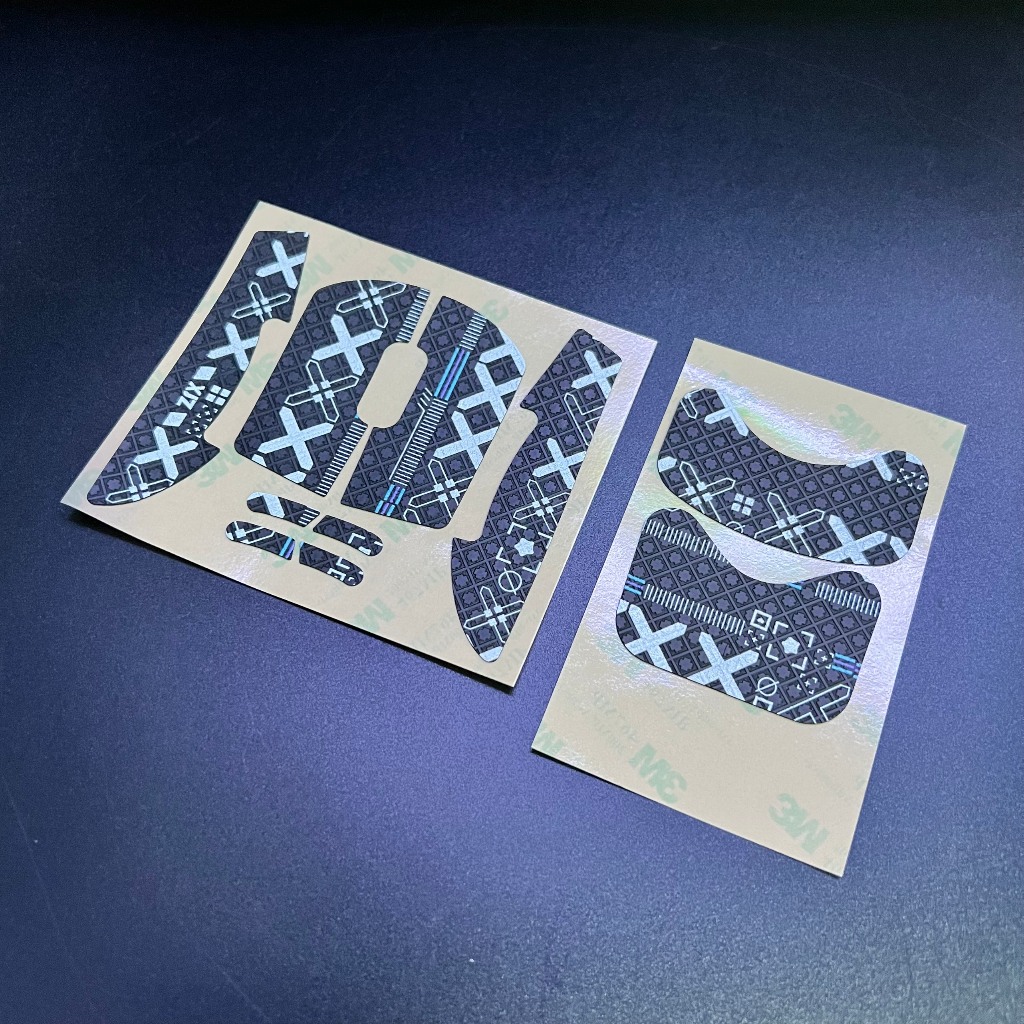 Tấm Dán Grip Tape Black X Chống Trượt Cho Chuột Logitech GPW Sẵn Keo 3M - Hàng New