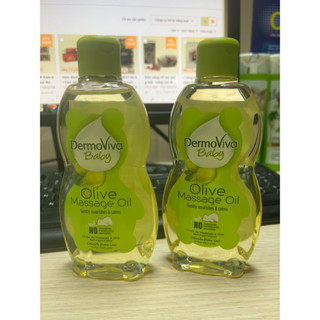 Date 2026 - Dầu matxa Dermoviva chiết xuất Olive cho bé 200ml