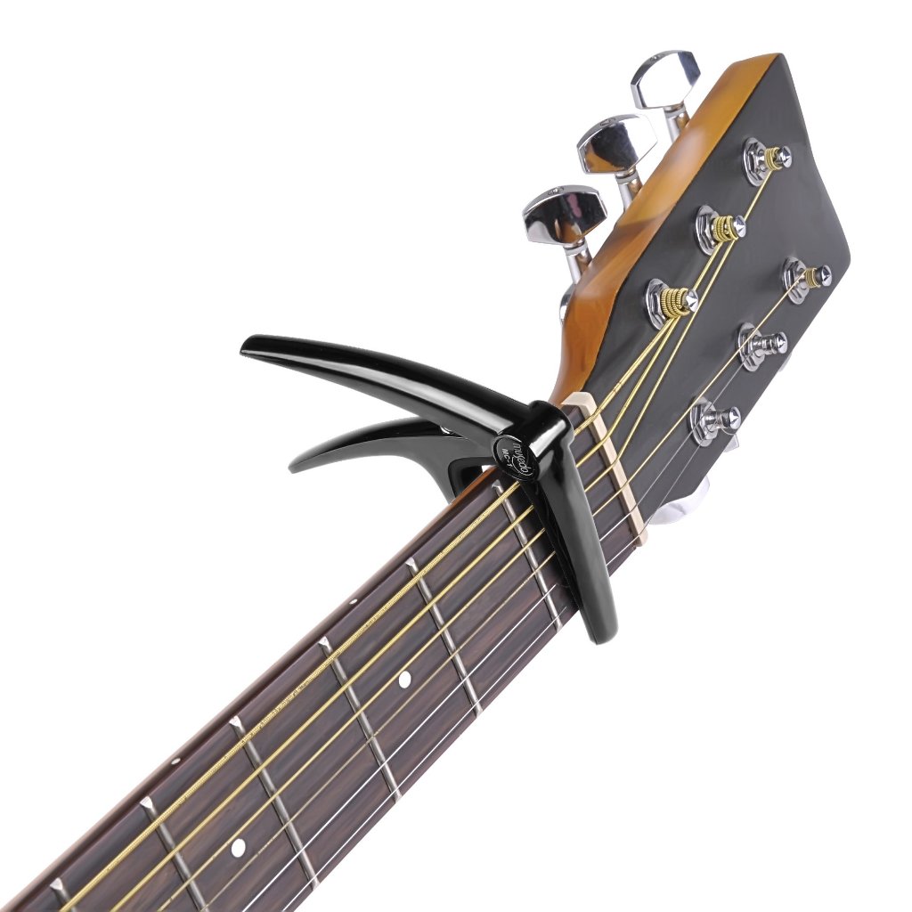 Capo Guitar - Musedo MC-1 (MC1) - Black, Dành cho tất cả các loại đàn Guitar Acoustic, Electric Guitar