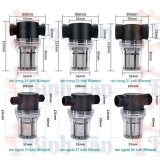 Bộ lọc nước cho nước sinh hoạt gia đình máy rửa xe cao áp