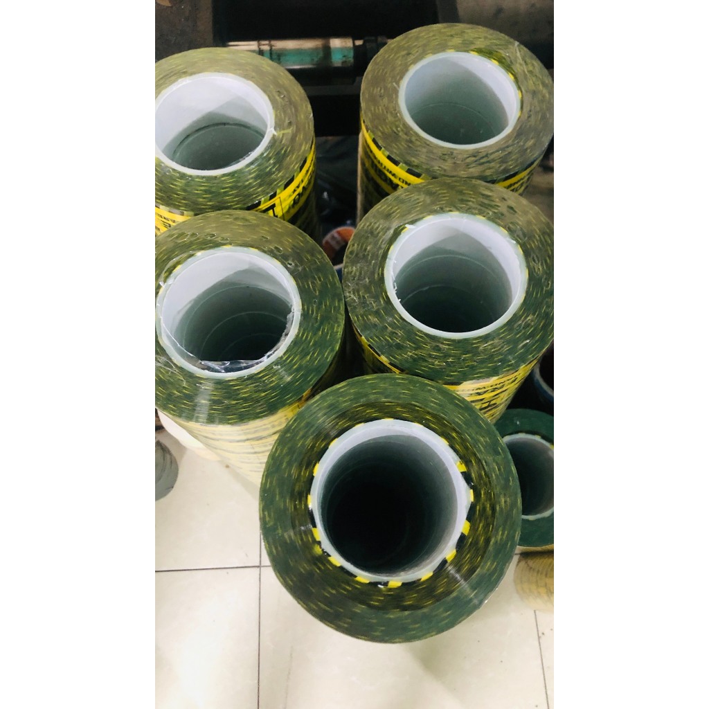 Băng keo/Băng dính in chữ Hàng dễ vỡ loại 500g/cuộn, khổ 48cm, lõi nhựa mỏng