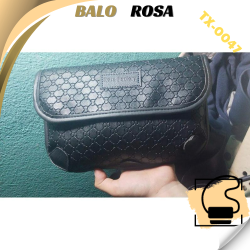 Túi Đeo Chéo vân dệt tag da - Túi Chéo cao cấp Cho Nam