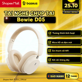 Tai nghe chụp tai không dây Baseus Bowie D05