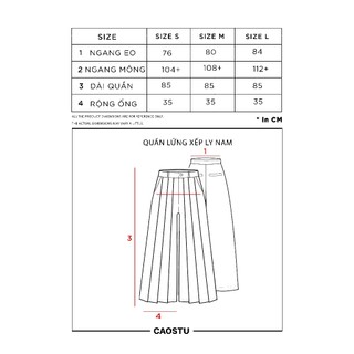 Quần Lửng Xếp Ly CAOSTU Pleated Pants