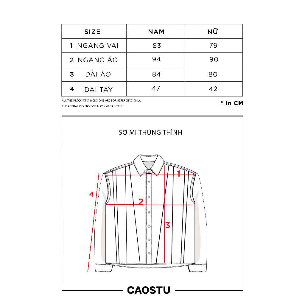 Sơmi Thùng Thình CAOSTU