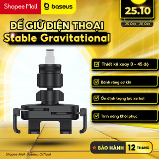 Đế giữ điện thoại trên xe hơi hiệu Baseus Stable Gravitational (Air Outlet Version) - Màu đen