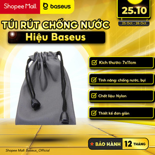 Túi dây rút đựng phụ kiện chống nước Baseus | Chất liệu Nylon