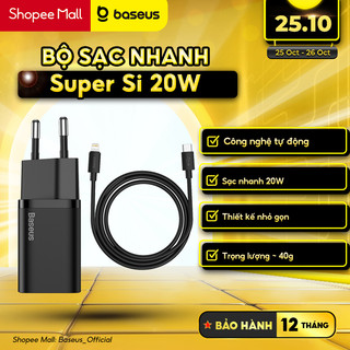 Bộ sạc nhanh Baseus Super Si Quick Charger 1C 20W tương thích đa thiết bị