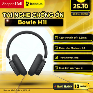 Tai nghe không dây chống ồn hiệu Baseus Bowie H1i