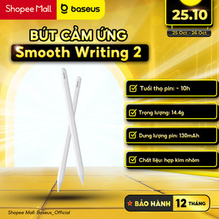 Bút cảm ứng hiệu Baseus Smooth Writing 2 Series Wireless Charging - Màu trắng