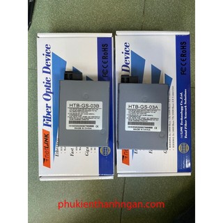 Bộ chuyển đổi quang điện 10/100/1000M  (1 Sợi quang) HTB-GS-03/AB