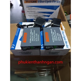 Bộ chuyển đổi quang điện 10/100M Single Fiber (1 Sợi quang) HTB-3100/AB