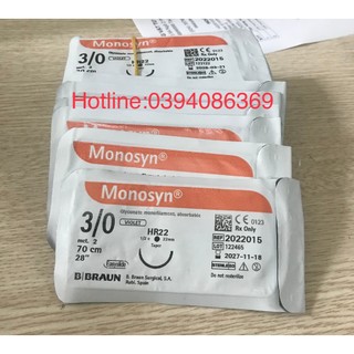 Chỉ phẫu thuật monosyn 3/0