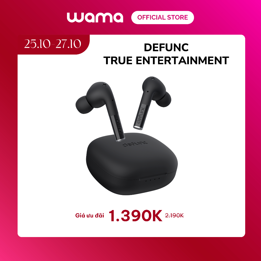 Tai nghe TRUE ENTERTAINMENT TWS Earbuds Defunc