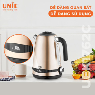 Ấm siêu tốc unie uek1762c, 1,7l, bảo hành 2 năm
