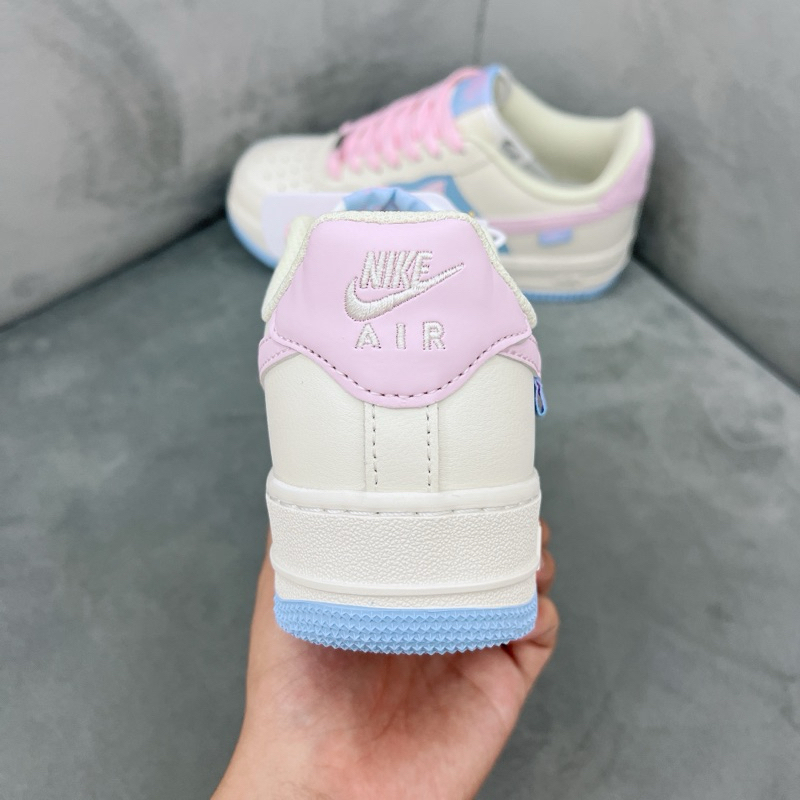 Giày _Nike Air Force 1,Giày Thể Thao AF1 Mini Swoosh Xanh Hồng Full Box Bill Hot Trend 2023