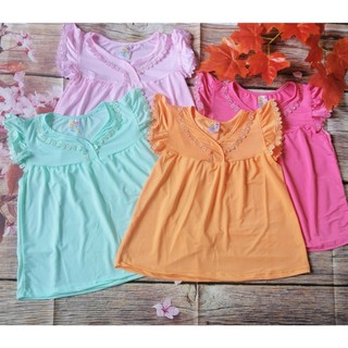 Combo 3 Bộ Đồ Bộ Bé Gái Mặc Nhà 8kg - 16kg Vải Thun Lạnh Mát Mẻ, Kiểu Cánh Tiên. Bộ Quần Áo Trẻ Em Cho Bé Gái