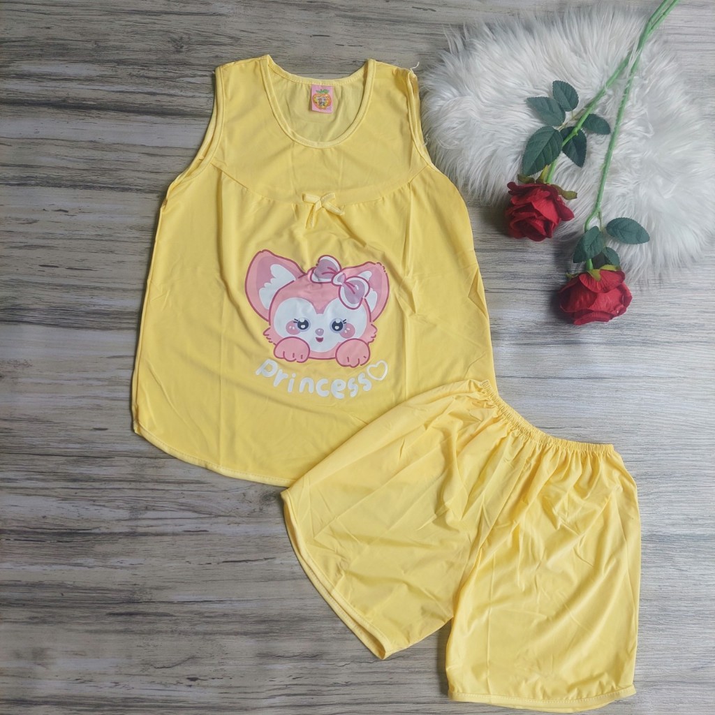 Bộ đồ thun lạnh sát nách xinh xắn cho bé gái từ 26-35kg, thời trang trẻ em NOVA SHOP 109