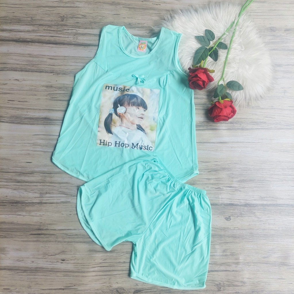 Bộ đồ mặc nhà chất thun lạnh cho bé gái từ 26-35kg, thời trang trẻ em NOVA SHOP