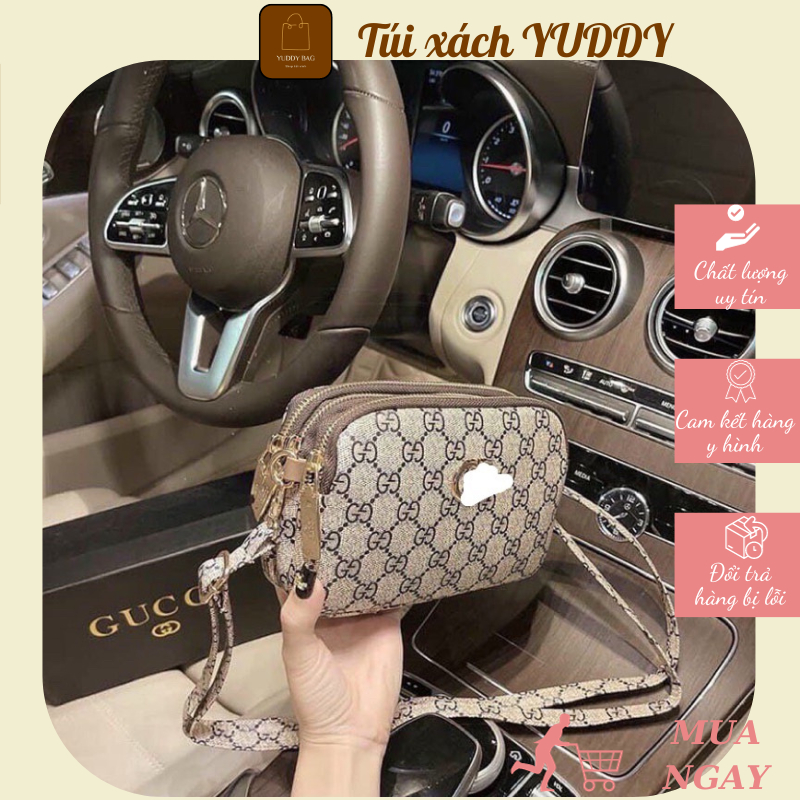 TÚI XÁCH NỮ 3 NGĂN KÉO THỜI TRANG đi chơi đi tiệc đi chợ Túi xách Yuddy Bag